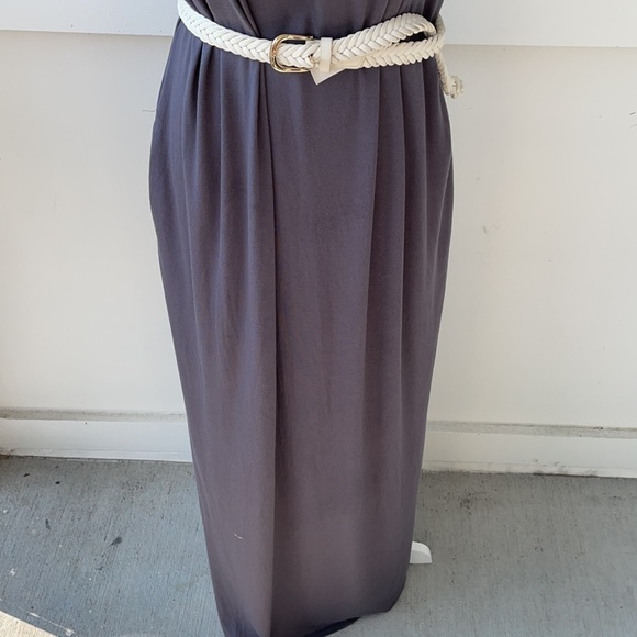 Zenana Outfitters Gray T-Shirt Maxi Dress - Picture 4 of 6